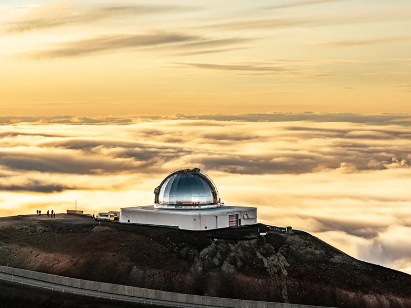 Hawaii observatory seen during the tour