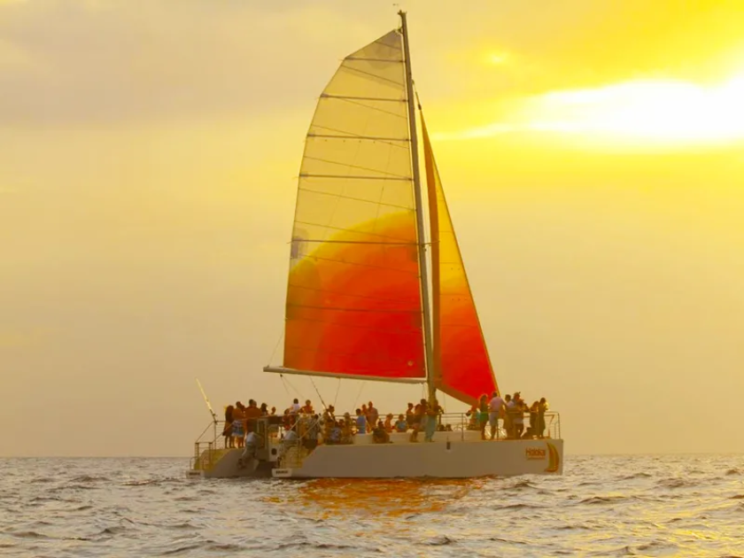 Smooth rides over the water with plenty of fun at Holokai Catamaran