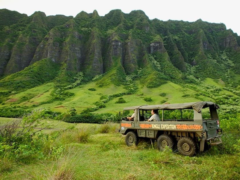 Kualoa Jurassic Jungle Expedition or Movie Tour!