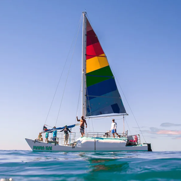 Waikiki Turtle Snorkel Sail - Mana Kai Catamaran