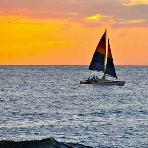 Waikiki Sunset Sail BYOB Cruise - Mana Kai Catamaran