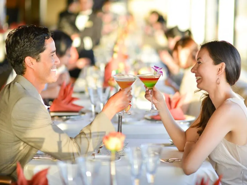 Elegant dining and romance at sea Paradise Cruise