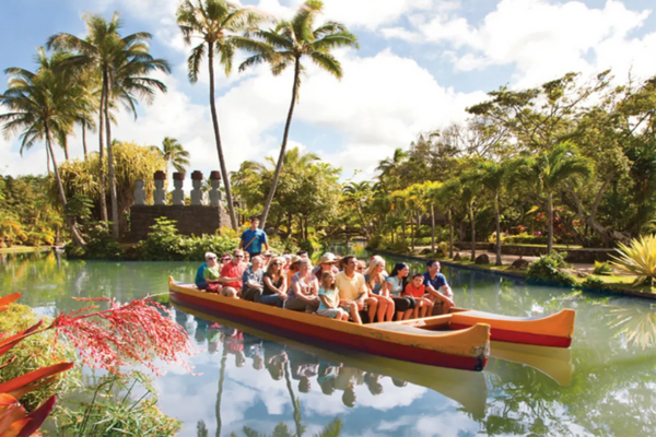 Polynesian Cultural Center canoe ride