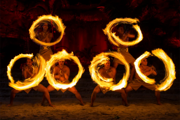 Luau Show at Night