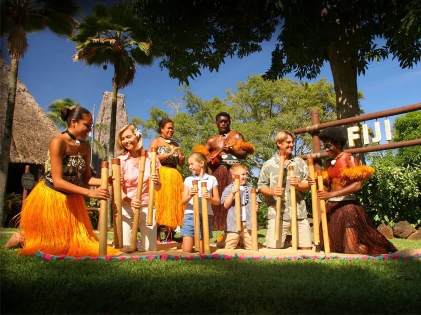 Interactive activities at Polynesian Cultural Center