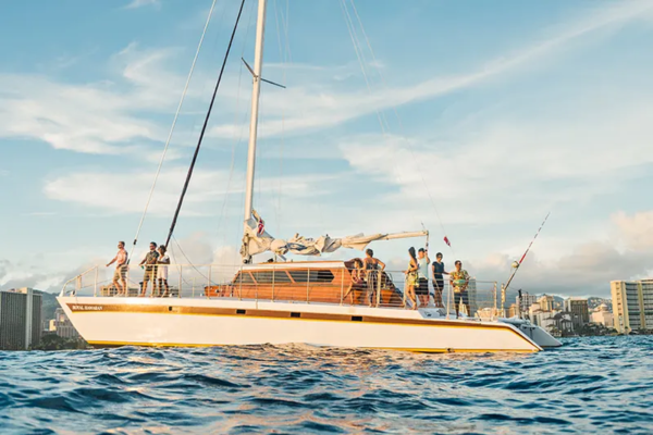 Catamarans and cruising yachts are perfect for hosting a burial at sea.
