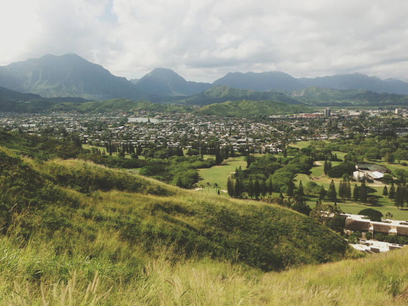 Kailua Hawaii Tropical Landscape View
