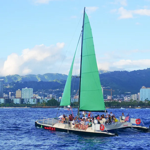 Honolulu Sunset Booze Cruise - Maitai Catamaran