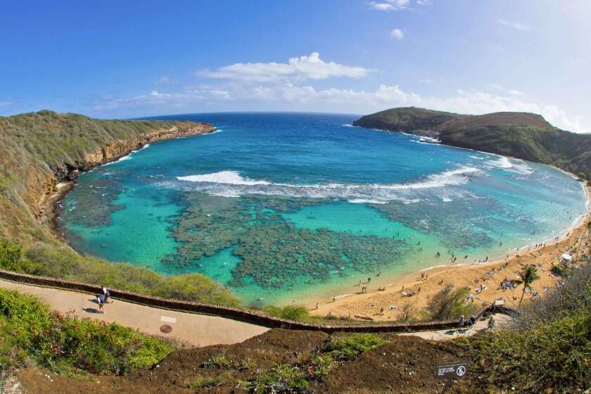 Aerial View of Hanauma Bay