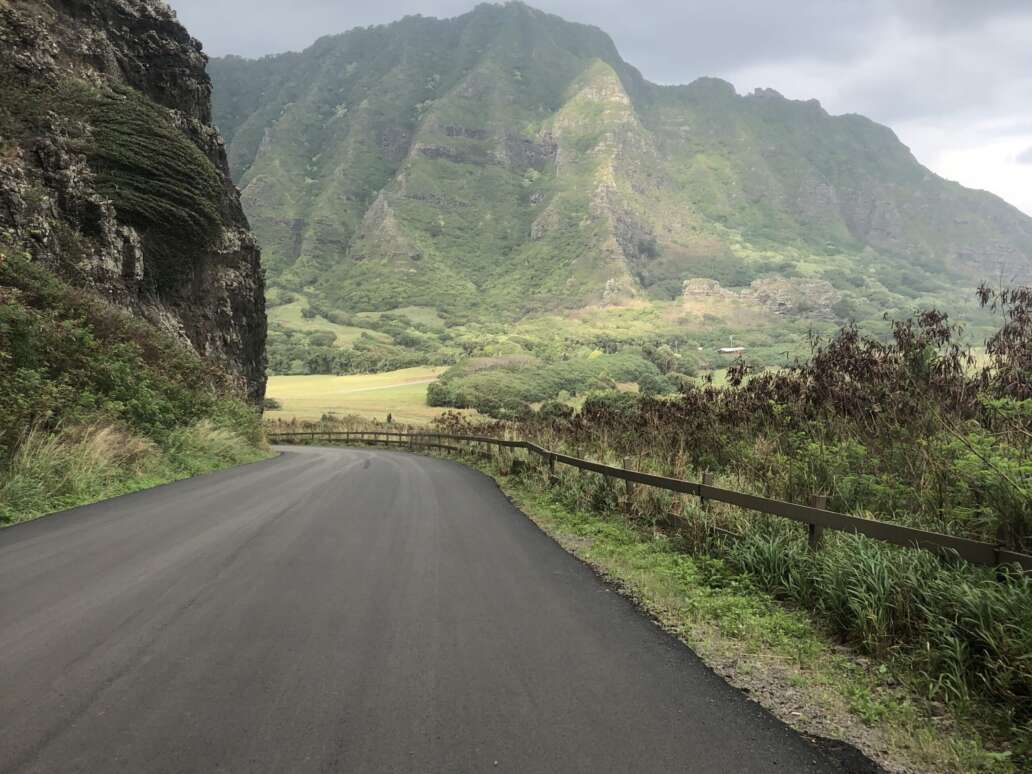 The view on a Kualoa Ranch ATV Tour