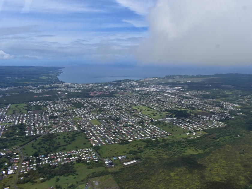 Arial View of Hilo Hawaii