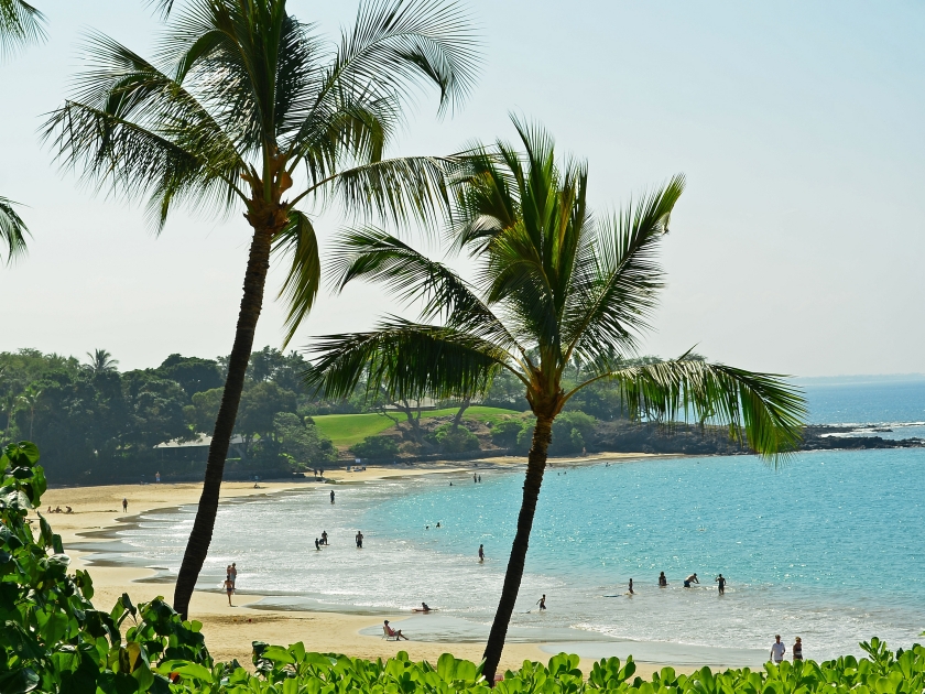 Hawaii, the Big Island, Mauna Kea Beach