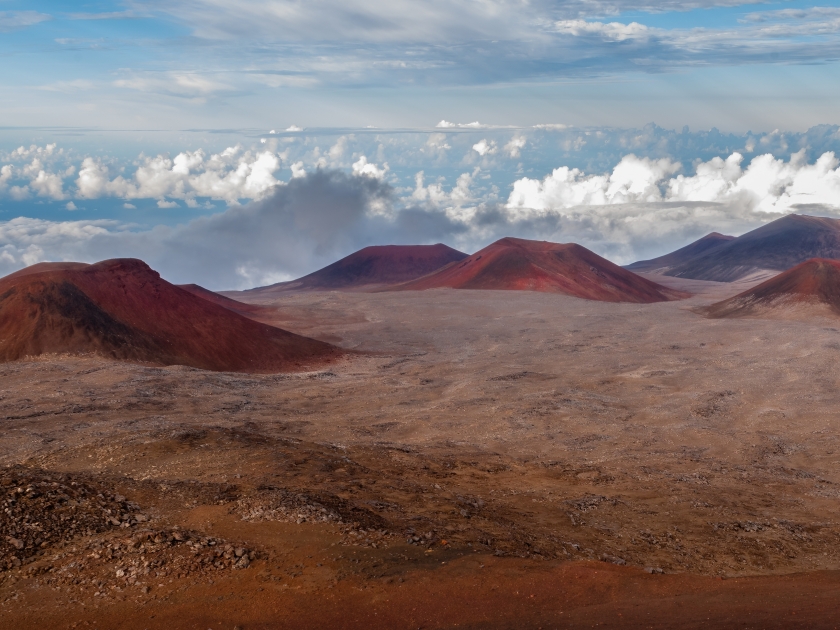 Mauna Kea Volcanoes Area - Big Island, Hawaii