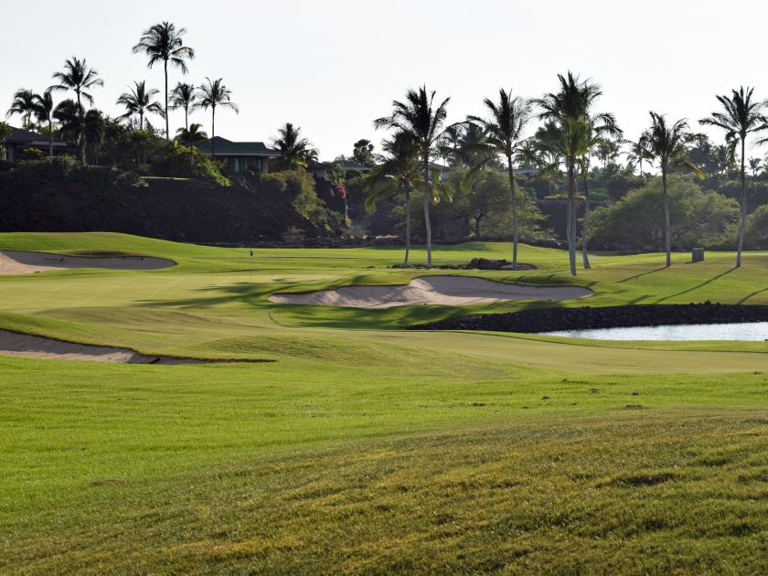 Golf course at Mauna Lani, Big Island, Hawaii