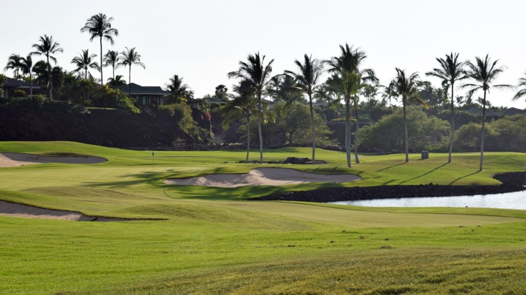 Golf course at Mauna Lani, Big Island, Hawaii