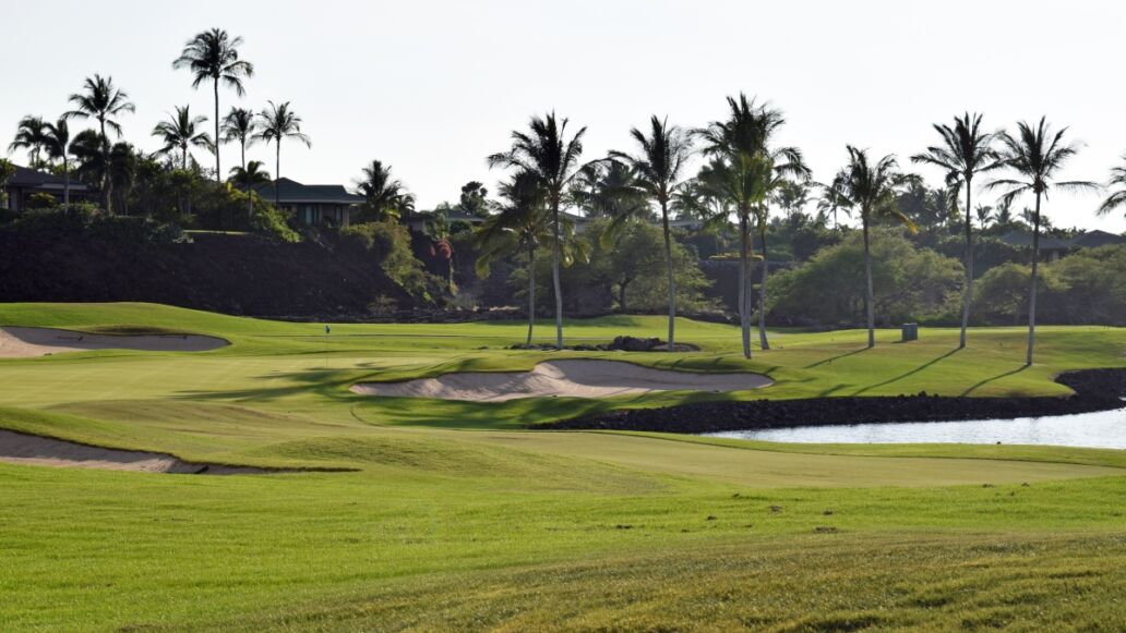 Golf course at Mauna Lani, Big Island, Hawaii