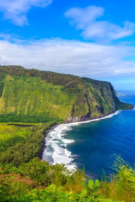 The view from Waipi'o Valley Lookout on Big Island, Hawaii.