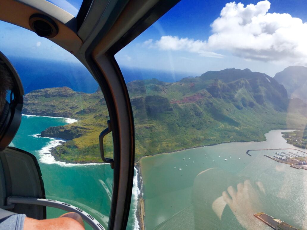 Aerial,View,From,Helicopter,Tour,,Flying,Over,The,Mountains,Around
