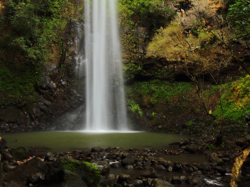 Uluwehi,Falls,(secret,Falls),Off,Or,The,Waimea,River,In