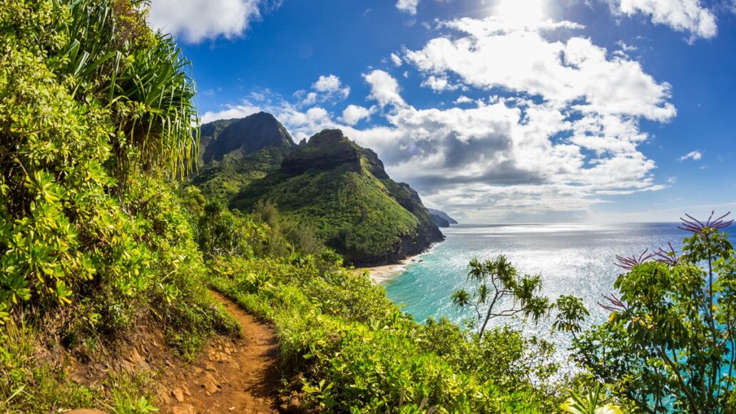 Na,Pali,Coast,-,Kalalau,Trail