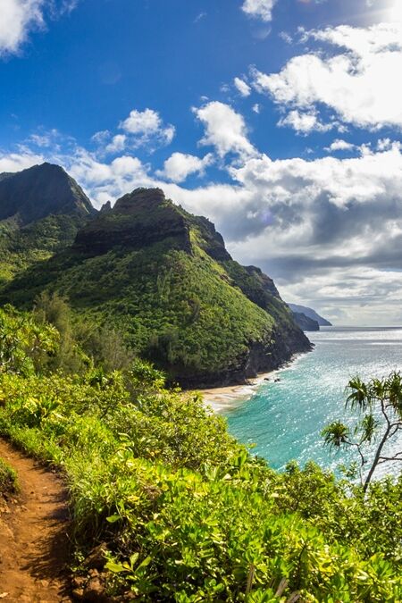 Na,Pali,Coast,-,Kalalau,Trail
