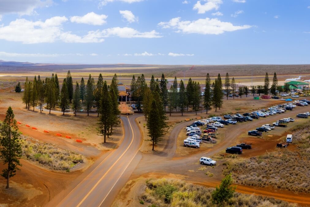 Lanai Airport on the island of Lanai, Hawaii