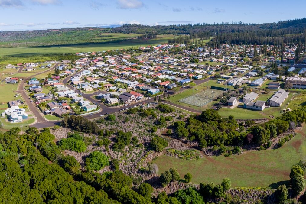 Lānaʻi City, Hawaii, an old plantation town