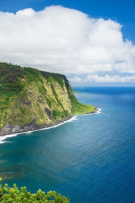 Waipio Valley Lookout view on Big Island, Hawaii