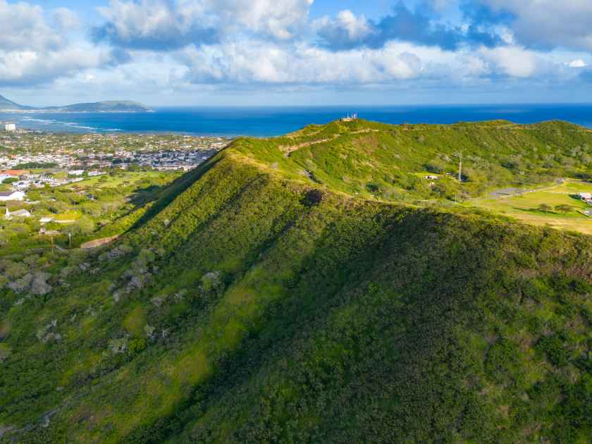 Diamond Head in Honolulu, Hawaii