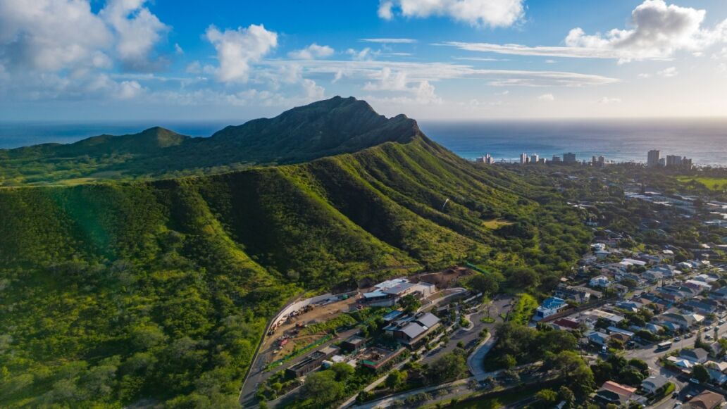 Diamond Head in Honolulu, Hawaii