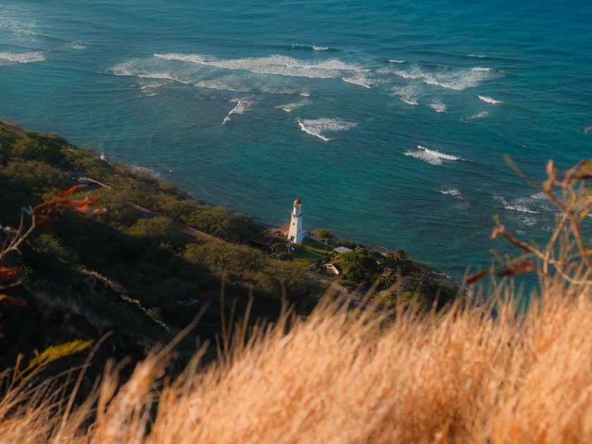 Went on the Diamond Head hike in Honolulu and captured this beautiful lighthouse as the sun was starting to come up. One of my favourite shots of the trip!! This would make for a nice background