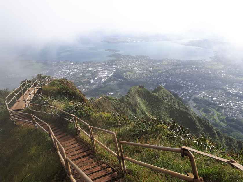 Haiku stairs in Hawaii