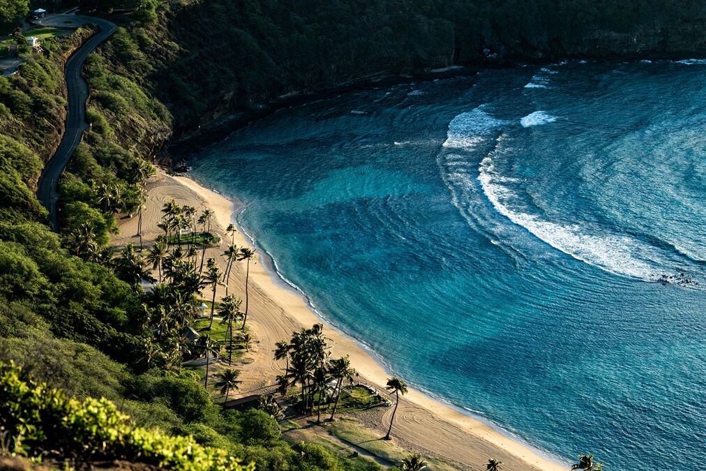 Hanauma,Bay,Top,View,Morning