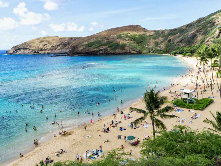 Oahu's Most Famous Beach, Hanauma Bay, Oahu Hawaii