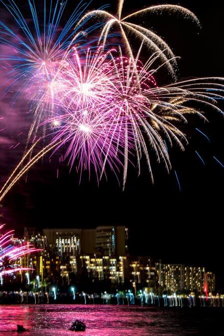 Fireworks at the Hilton Hawaiian Village