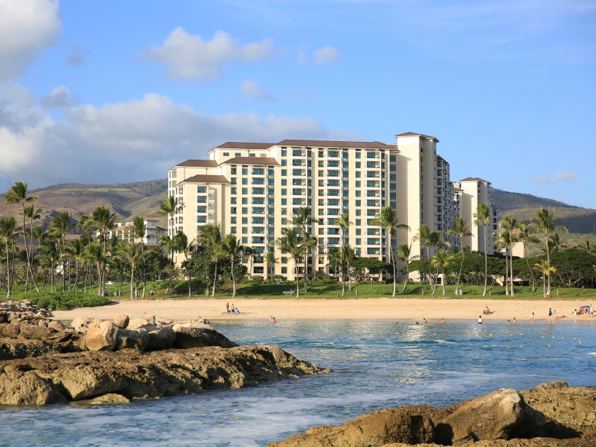 Ko Olina Beach Park Palm Trees Coastline