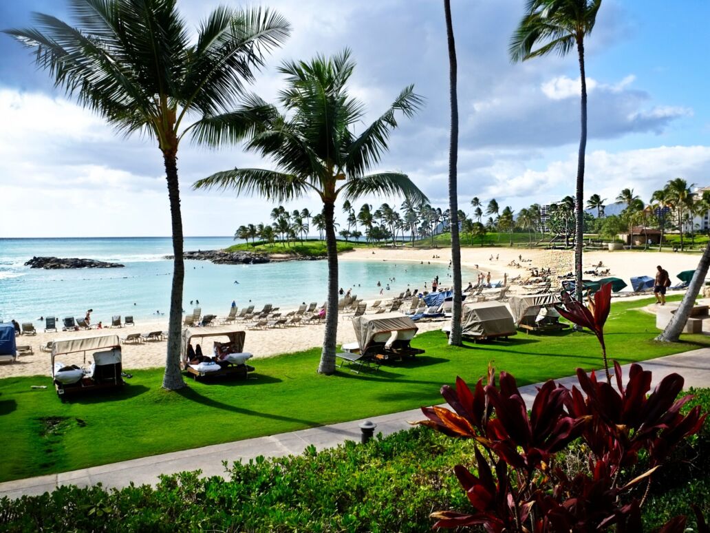 Ko Olina Beach on Oahu, Hawaii