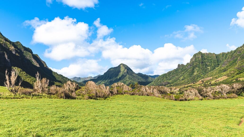 Kualoa,Ranch,And,Mountains,In,Oahu,,Hawaii