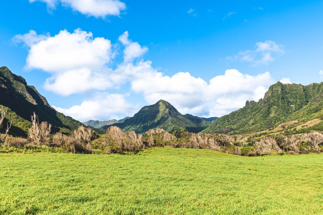 Kualoa,Ranch,And,Mountains,In,Oahu,,Hawaii