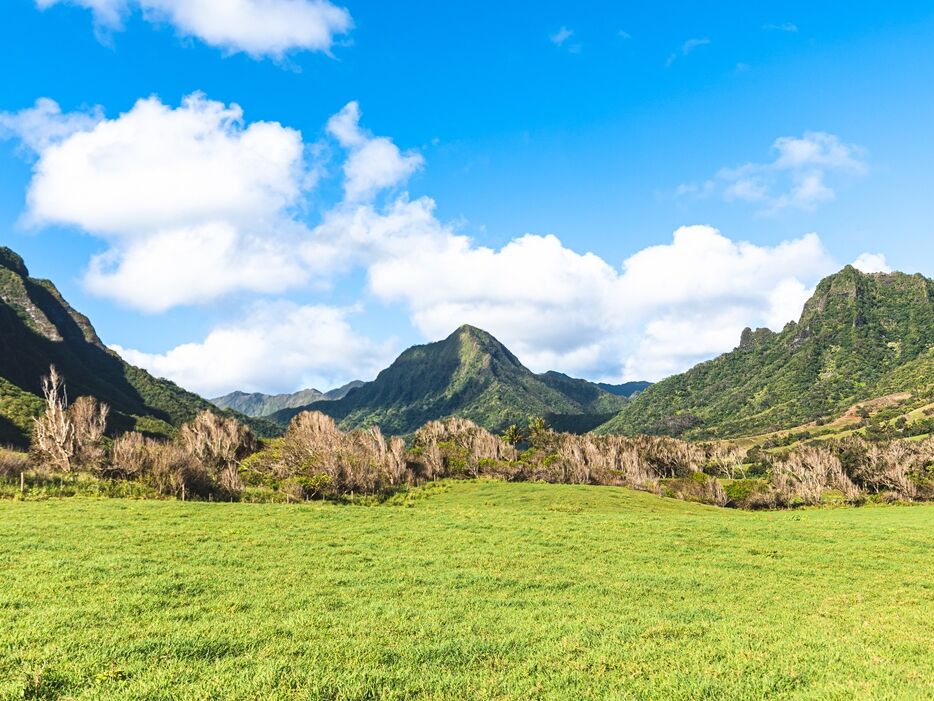 Kualoa,Ranch,And,Mountains,In,Oahu,,Hawaii
