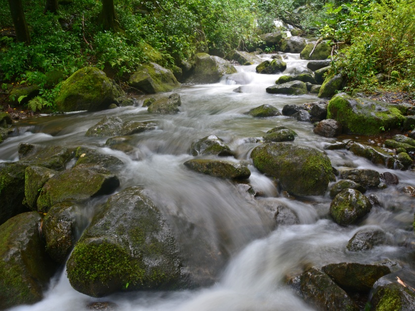 Hiking path to Lulumahu Falls