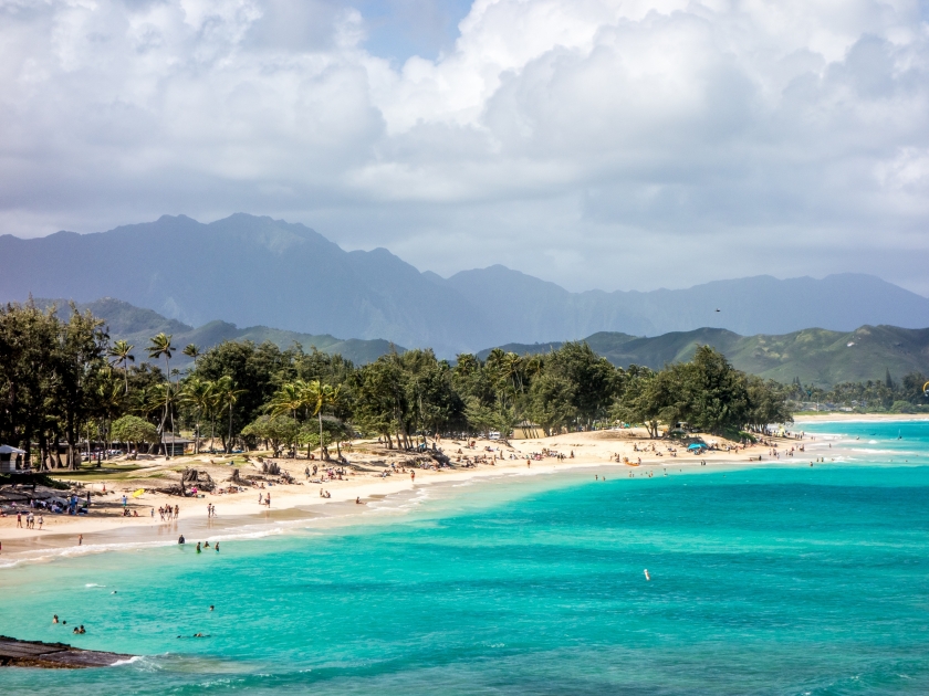 Kailua Beach on the Hawaiian island of Oahu