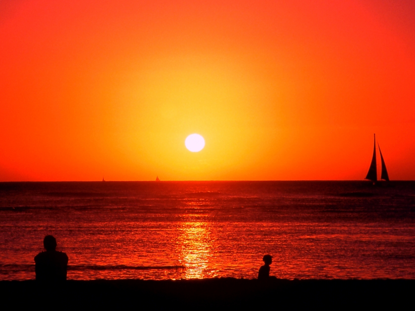 Kaimana Beach Honolulu Hawaii