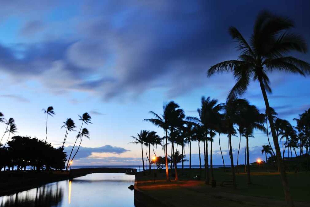 Waialae Beach Park Sunrise, Oahu, Hawaii