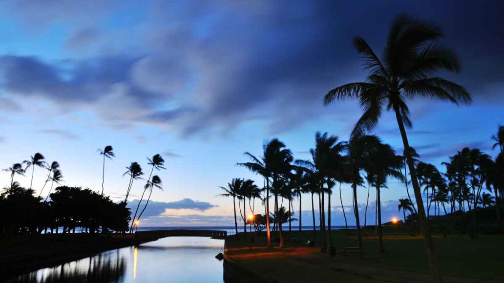 Waialae Beach Park Sunrise, Oahu, Hawaii