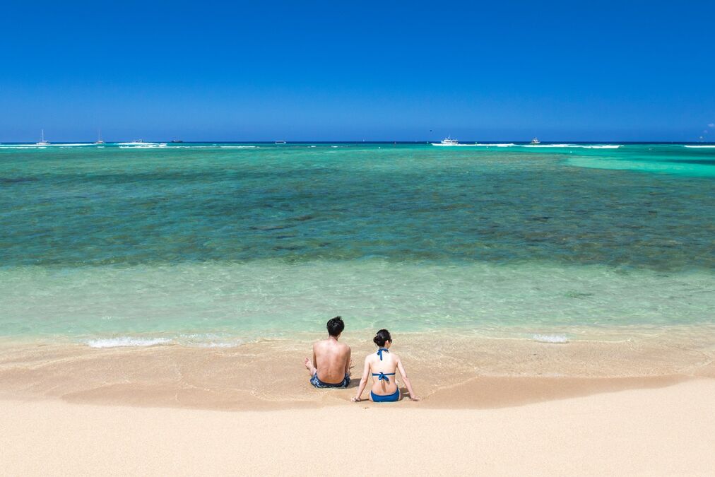 View,Of,The,Clear,Turquoise,Waters,Of,Kaneohe,Bay,As