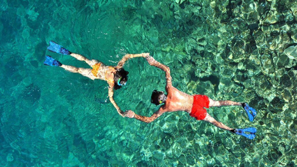 Romantic,Couple,Snorkeling,In,Phuket,,Thailand