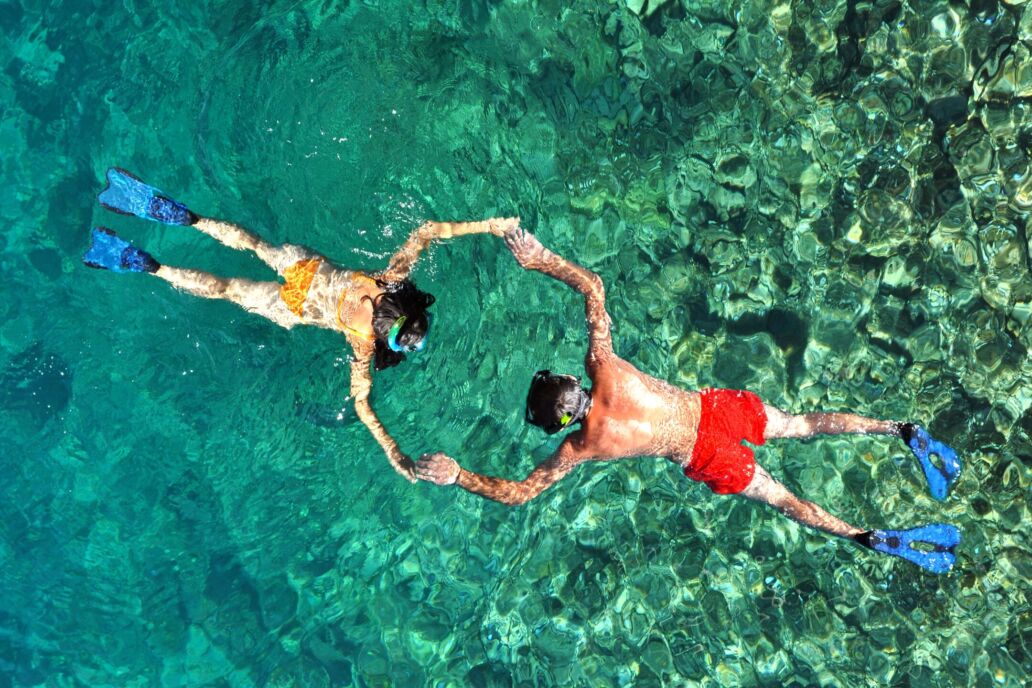 Romantic,Couple,Snorkeling,In,Phuket,,Thailand