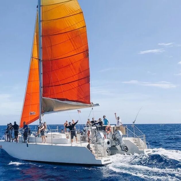 Sunset Cocktail Sail with Open Bar Included - Holokai Catamaran