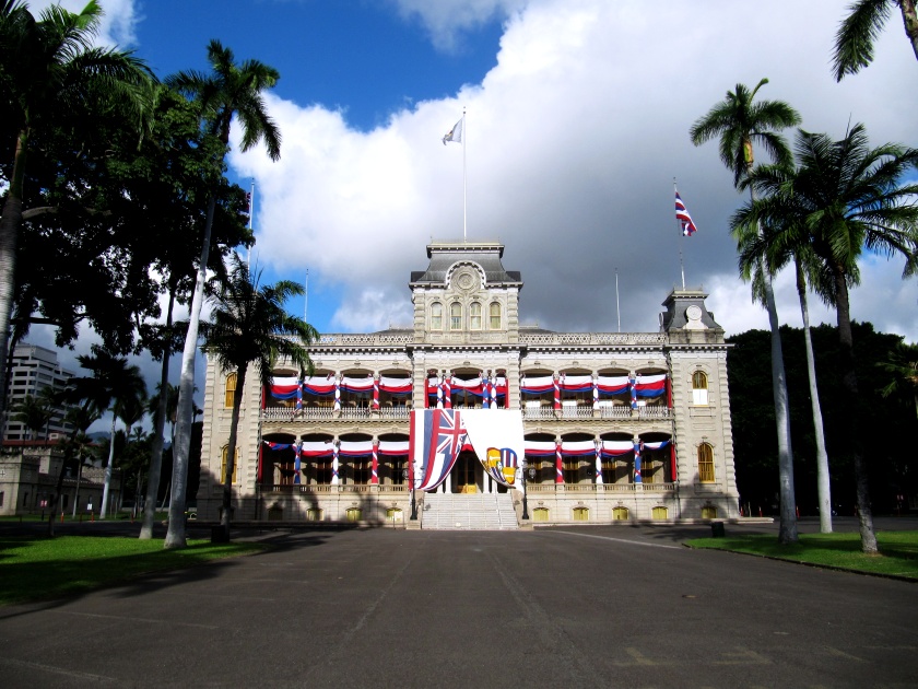 Iolani Palace building facade